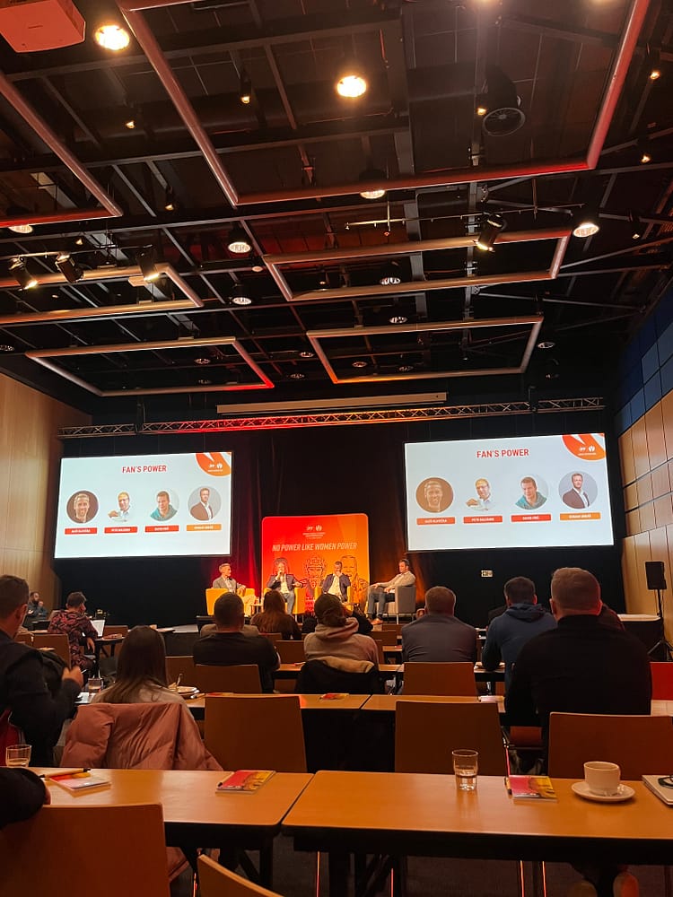 UNYP marketing attends a seminar on women in sport at the 2025 Women's WFC